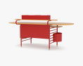 Frank Lloyd Wright Johnson Wax Office Table Modèle 3d