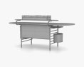 Frank Lloyd Wright Johnson Wax Office Table Modelo 3d