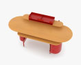 Frank Lloyd Wright Johnson Wax Office Table 3Dモデル