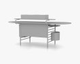 Frank Lloyd Wright Johnson Wax Office Table Modelo 3D