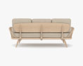 Lucian Ercolani Studio Couch Sofa 3D модель