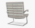 Ludwig Mies Van Der Rohe Tugendhat Chair 3Dモデル
