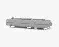 Roberto Cavalli Aruba Sofa 3D-Modell
