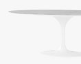 Eero Saarinen Tulip Oval Marble Tisch 3D-Modell