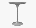 Eero Saarinen Tulip Side Marble Runder Tisch 3D-Modell