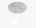 Eero Saarinen Tulip Side Marble Round table 3d model
