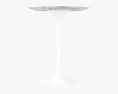 Eero Saarinen Tulip Side Marble 圆桌 3D模型