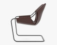 Paulistano Кожаный стул 3D модель