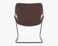 Paulistano Cadeira de couro Modelo 3d