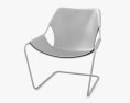 Paulistano Leather chair 3d model