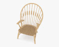 Hans Wegner Peacock Chair 3d model