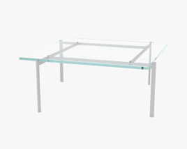 Poul Kjaerholm PK61 Table Basse Modèle 3D
