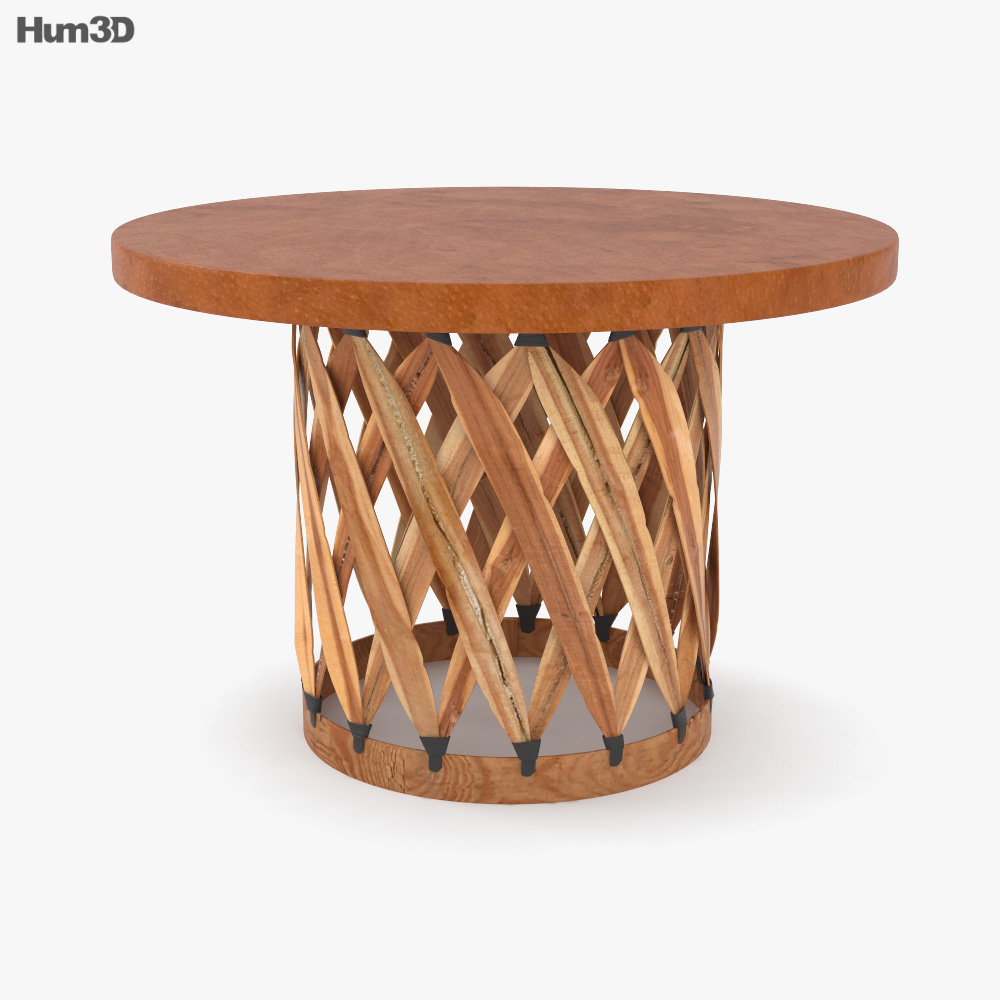 Equipale Round 커피 테이블 3D 모델 