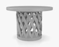 Equipale Round Coffee table 3d model