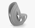 Zaha Hadid Kuki Стул 3D модель