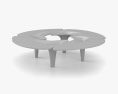 Zaha Hadid UltraStellar Tavolino da caffè Modello 3D