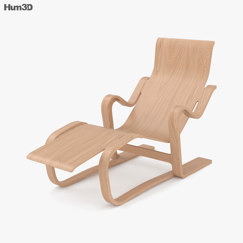Isokon Long Chair 3D model