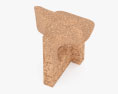 Burnt Cork Silla Made in Situ by Noe Duchaufour-Lawrance Modelo 3D