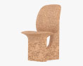 Burnt Cork Stuhl Made in Situ by Noe Duchaufour-Lawrance 3D-Modell
