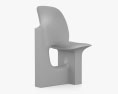 Burnt Cork Chair Made in Situ by Noe Duchaufour-Lawrance 3d model