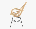 Diamond Rattan Chair Modello 3D