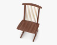George Nakashima Woodworkers Conoid Silla Modelo 3D