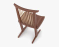George Nakashima Woodworkers Conoid 의자 3D 모델 