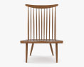 George Nakashima Woodworkers New Lounge chair Modello 3D
