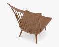 George Nakashima Woodworkers New Chaise longue Modèle 3d