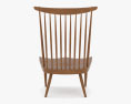 George Nakashima Woodworkers New Lounge chair 3d model