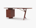 George Nakashima Woodworkers Conoid 책상 3D 모델 