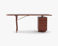 George Nakashima Woodworkers Conoid Письмовий стіл 3D модель