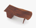 George Nakashima Woodworkers Conoid Desk 3d model