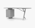 George Nakashima Woodworkers Conoid Desk 3d model