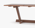 George Nakashima Woodworkers Conoid Table Modèle 3d