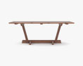 George Nakashima Woodworkers Conoid Tisch 3D-Modell