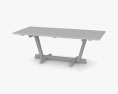 George Nakashima Woodworkers Conoid Table 3d model