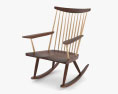 George Nakashima Woodworkers Lounge Rocker chair 3D 모델 