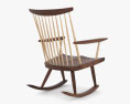 George Nakashima Woodworkers Lounge Rocker chair 3D模型