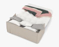 Gervasoni Ghost Sofa-Bed 3d model