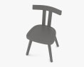 Gervasoni Gray 23 Chair 3d model