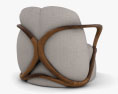 Giorgetti Hug 肘掛け椅子 3Dモデル