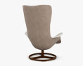 Giorgetti Tilt Swivel Wing chair 3d model