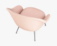 Gubi Bat Lounge chair 3d model