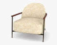 Gubi Sejour Lounge chair 3D 모델 