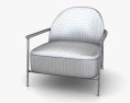 Gubi Sejour Lounge chair 3D 모델 