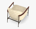 Gubi Sejour Lounge chair 3d model
