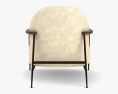 Gubi Sejour Lounge chair 3D модель