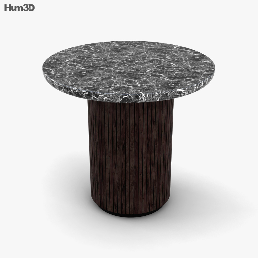 Gubi Moon Lounge Table 3D model
