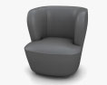 Gubi Stay Lounge chair 3d model
